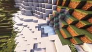 Powder snow can be removed by flowing water on it (Image via Sportskeeda Gaming || Mojang Studios)